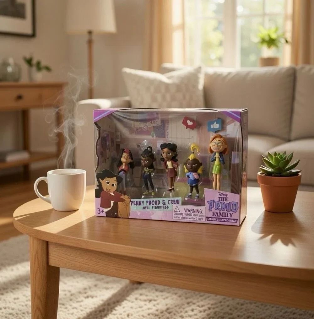 Disney The Proud Family Louder and Prouder - Penny Proud and Crew Mini Figures